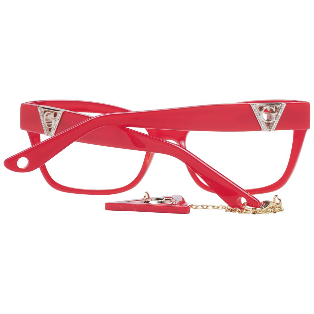 Guess Red Women Glasses Frame $469.00 Guess Luzworld