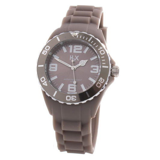 Haurex Brown Rubber Watch $118.00 Haurex Luzworld