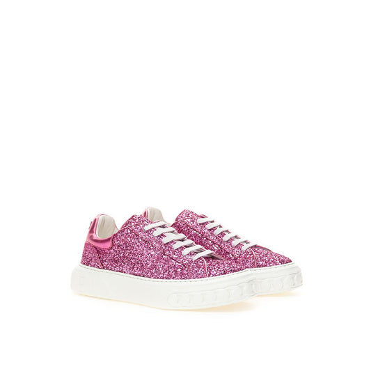Casadei Fuchsia Elegance Leather Sneakers $969.00 Casadei Luzworld
