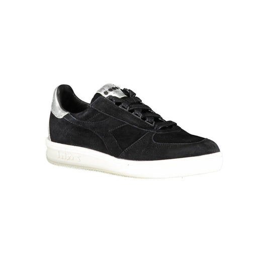 Diadora Black Leather Women Sneaker $510.00 Diadora Luzworld