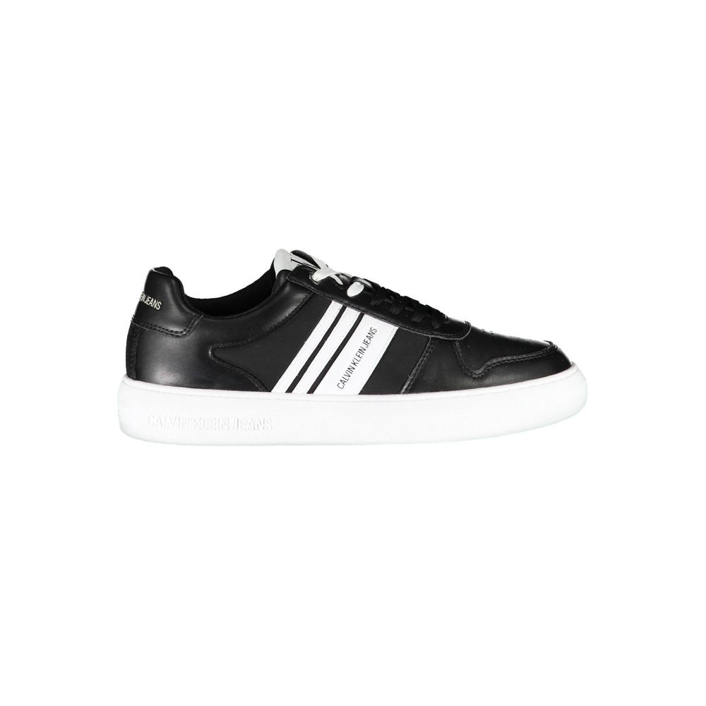Calvin Klein Black Polyester Men Sneaker $248.00 Calvin Klein Luzworld
