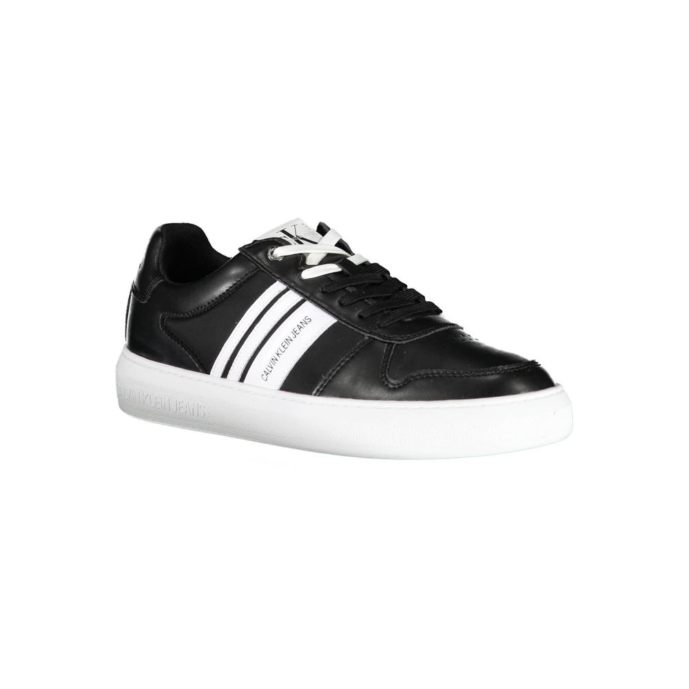 Calvin Klein Black Polyester Men Sneaker $248.00 Calvin Klein Luzworld