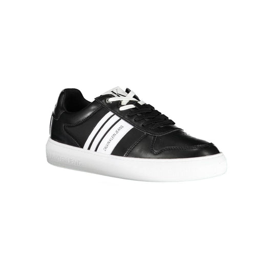 Calvin Klein Black Polyester Men Sneaker $248.00 Calvin Klein Luzworld