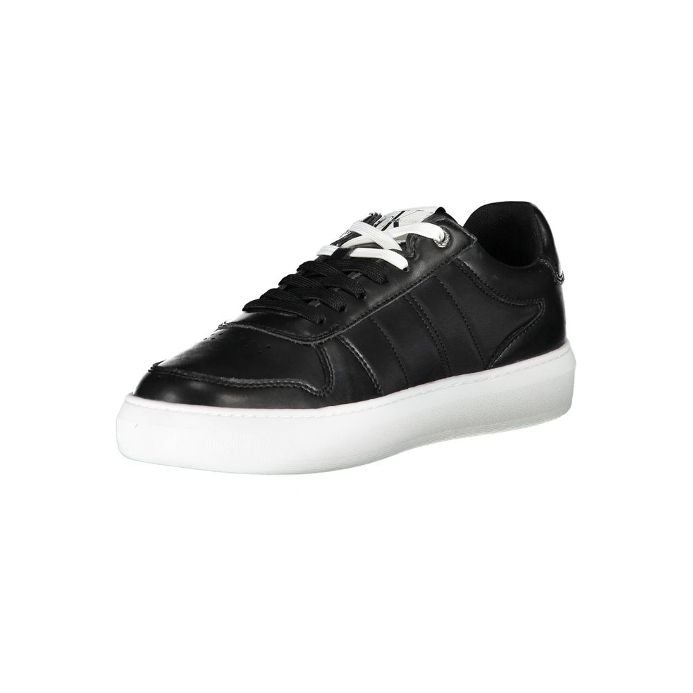 Calvin Klein Black Polyester Men Sneaker $248.00 Calvin Klein Luzworld