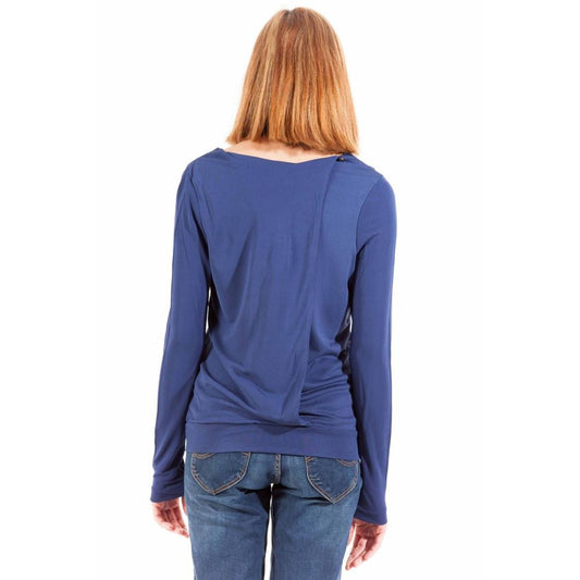 Gant Blue Viscose Women Top $446.00 Gant Luzworld