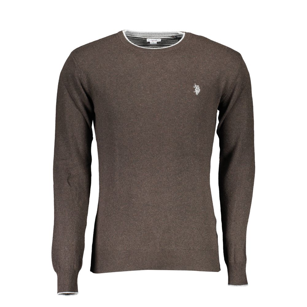 U.S. POLO ASSN. Brown Wool Men Sweater $230.00 U.S. POLO ASSN. Luzworld