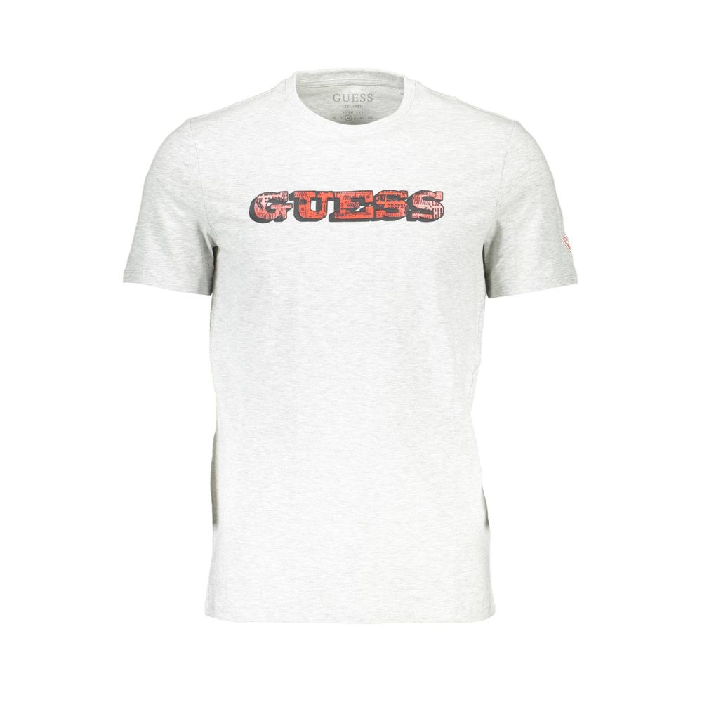 Guess Jeans Gray Cotton Men T-Shirt $120.00 Guess Jeans Luzworld