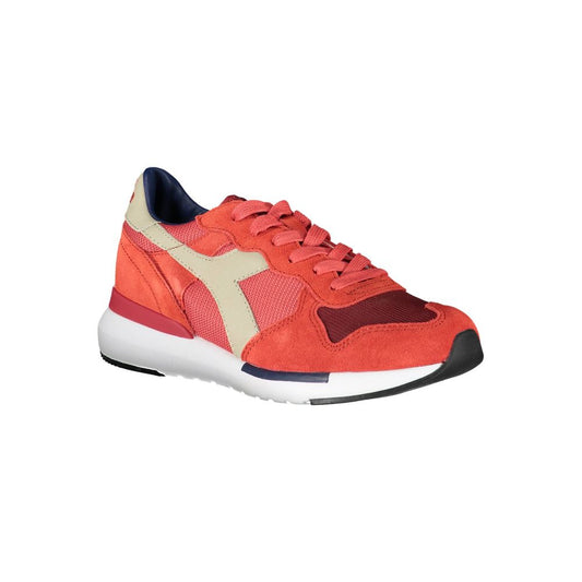 Diadora Red Leather Women Sneaker $490.00 Diadora Luzworld