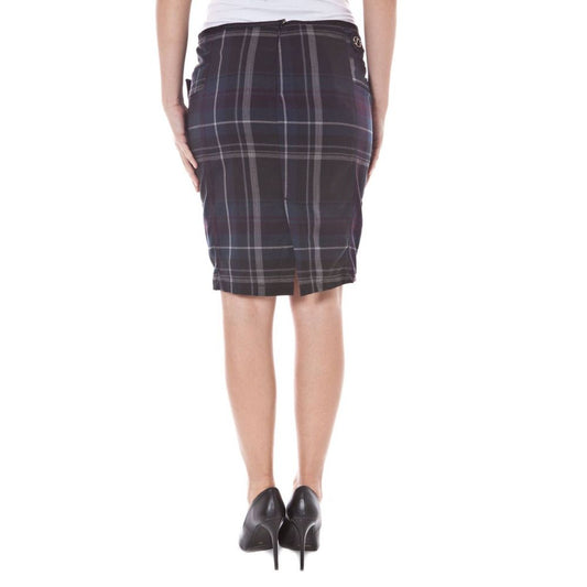 Datch Blue Polyester Skirt $142.00 Datch Luzworld