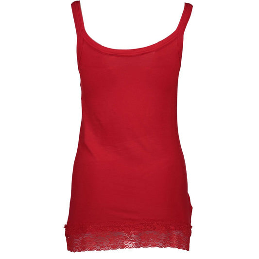 Silvian Heach Red Cotton Women Top $116.00 Silvian Heach Luzworld