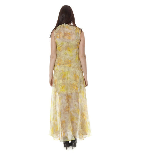 John Galliano Yellow Polyester Dress $1412.00 John Galliano Luzworld