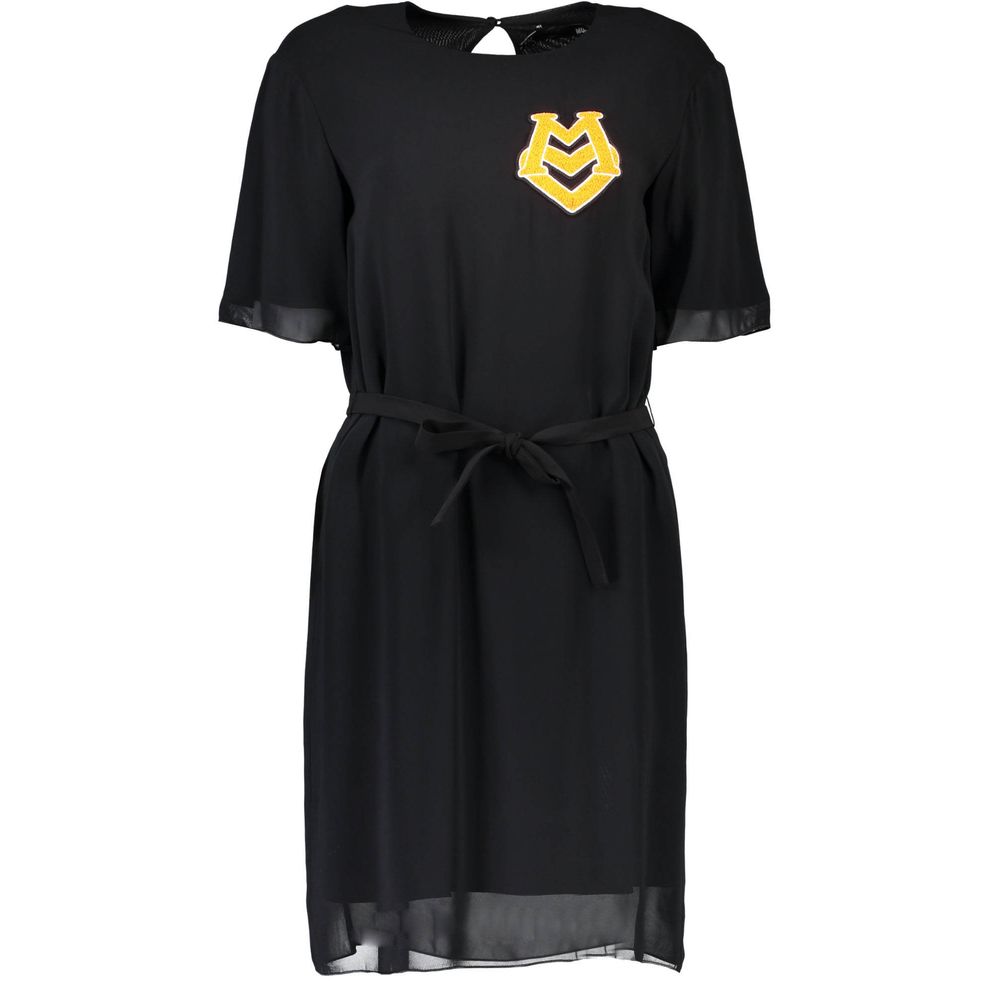 Love Moschino Black Other Fibres Women Dress $832.00 Love Moschino Luzworld