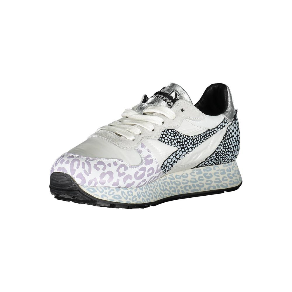 Diadora White Fabric Women Sneaker $510.00 Diadora Luzworld
