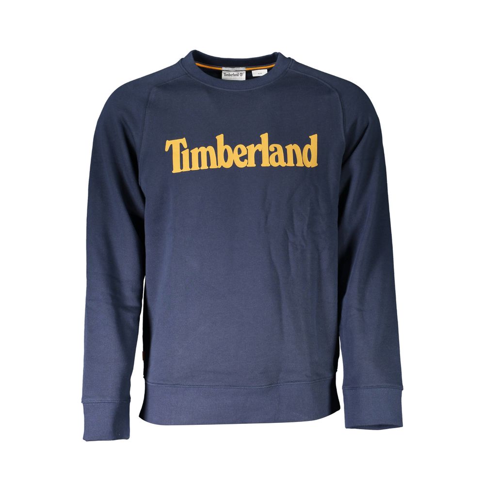 Timberland Blue Cotton Men Sweater $236.00 Timberland Luzworld