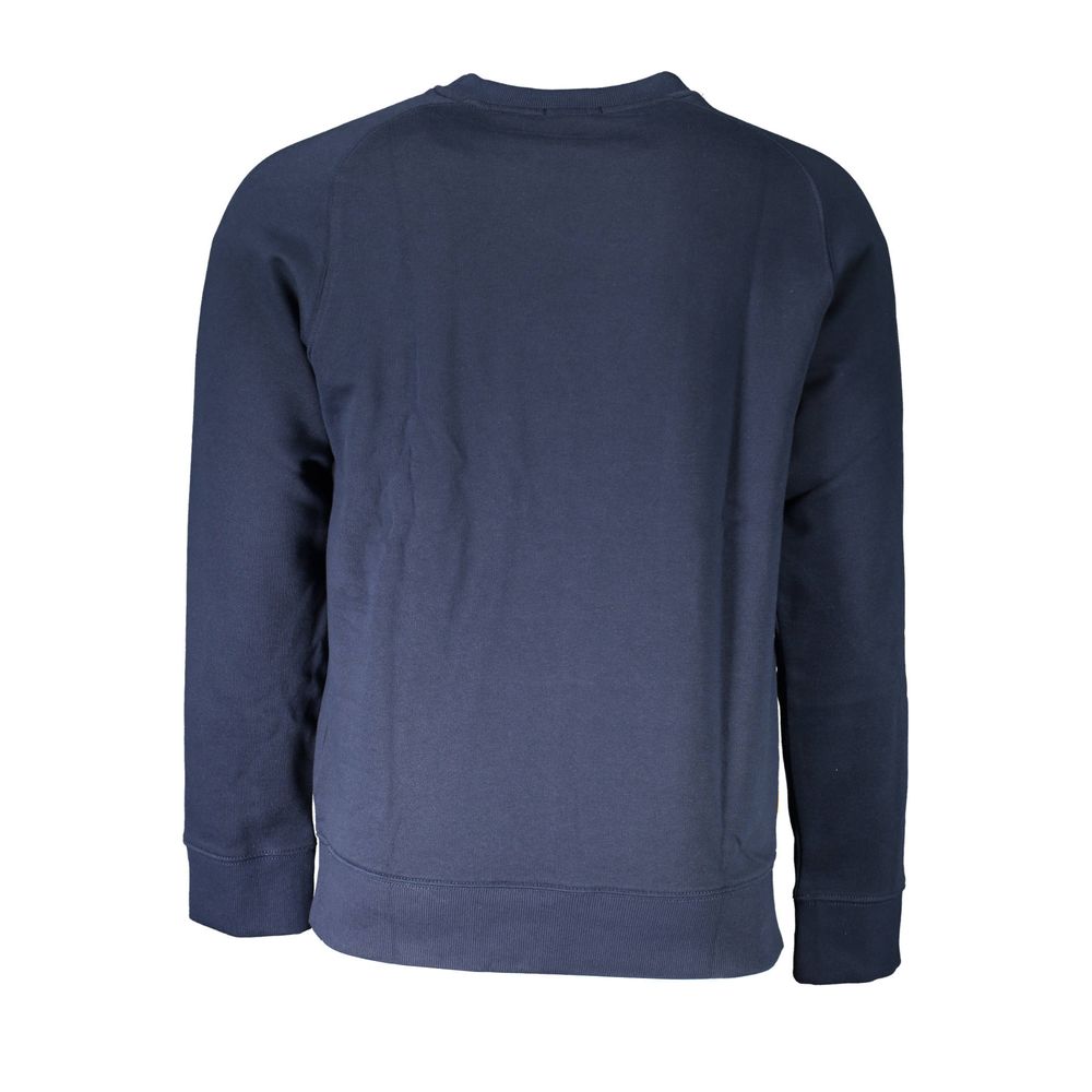 Timberland Blue Cotton Men Sweater $236.00 Timberland Luzworld