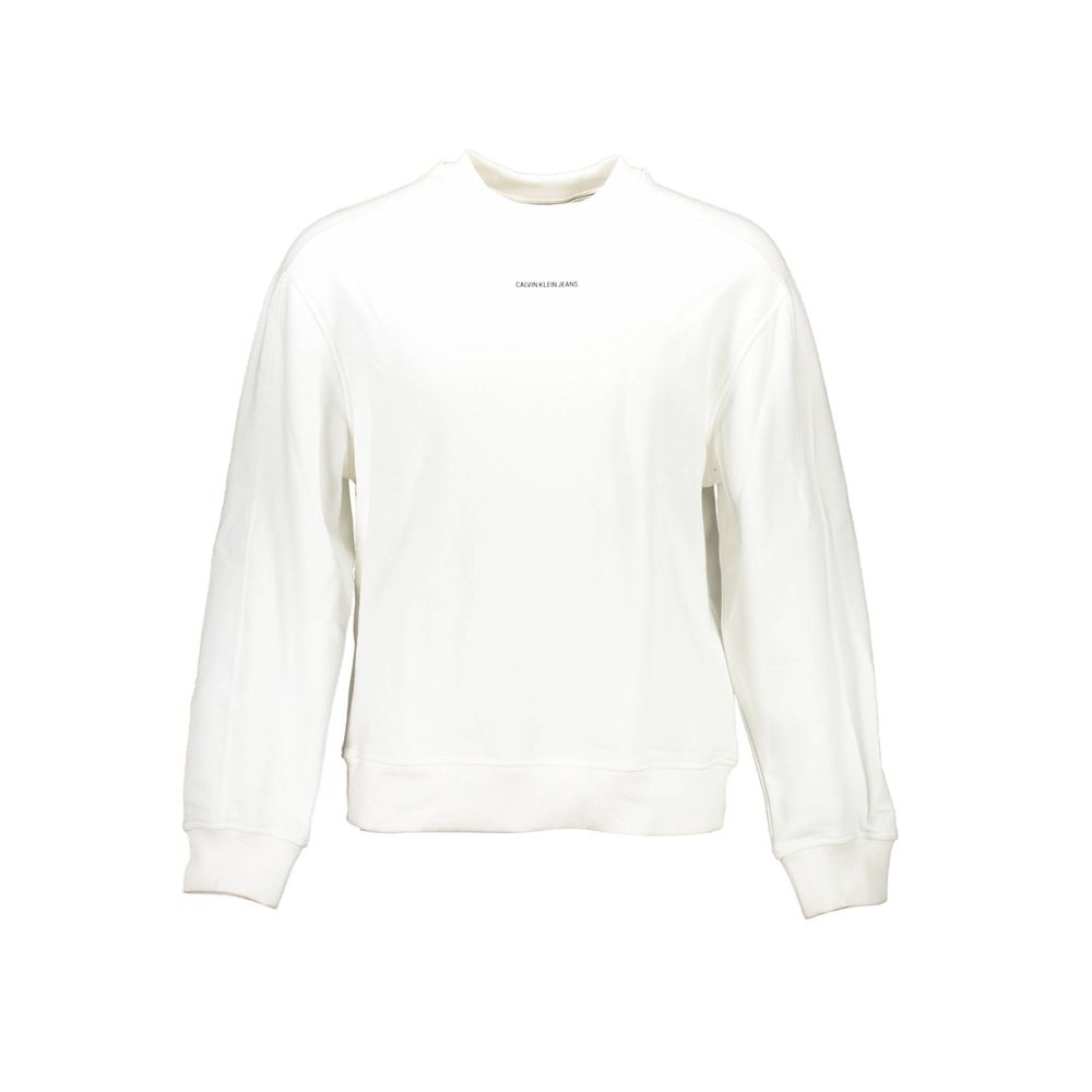 Calvin Klein White Cotton Men Sweater $194.00 Calvin Klein Luzworld