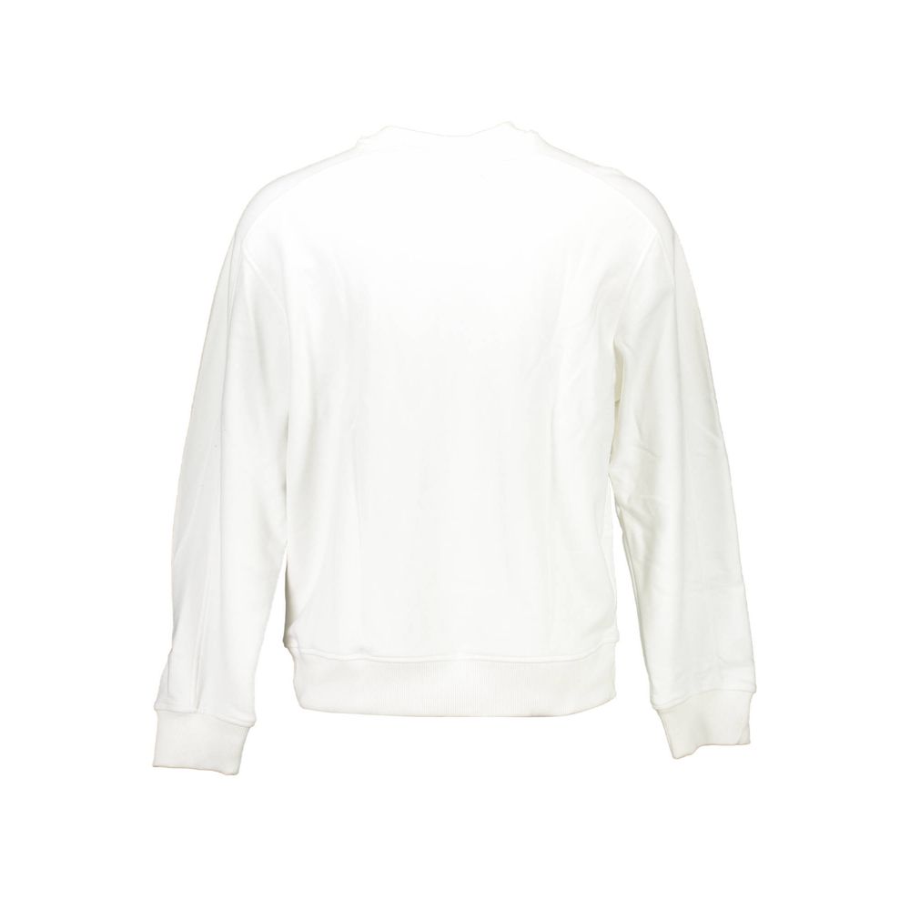 Calvin Klein White Cotton Men Sweater $194.00 Calvin Klein Luzworld