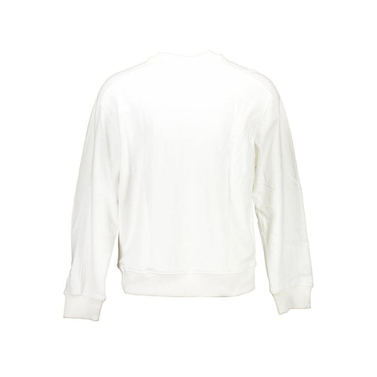 Calvin Klein White Cotton Men Sweater $194.00 Calvin Klein Luzworld