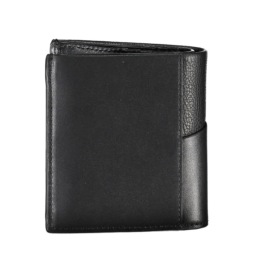 Calvin Klein Black Recycled Polyester Men Wallet $208.00 Calvin Klein Luzworld