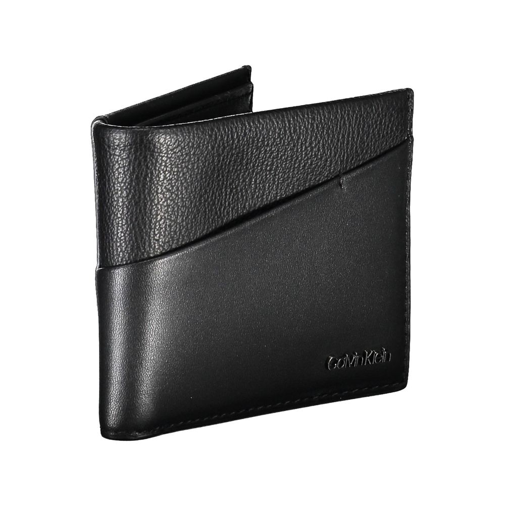 Calvin Klein Black Polyester Men Wallet $200.00 Calvin Klein Luzworld