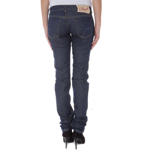 Phard Blue Cotton Women Jeans $185.00 Phard Luzworld