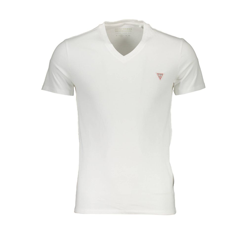 Guess Jeans White Cotton Men T-Shirt $120.00 Guess Jeans Luzworld