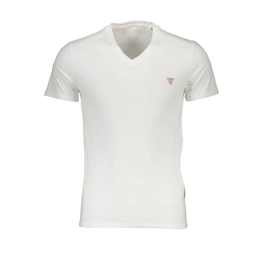 Guess Jeans White Cotton Men T-Shirt $120.00 Guess Jeans Luzworld