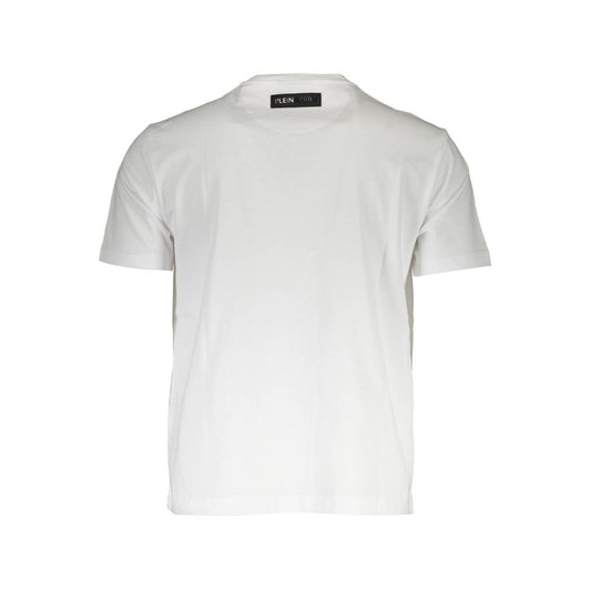 Plein Sport White Cotton Men T-Shirt $234.00 Plein Sport Luzworld
