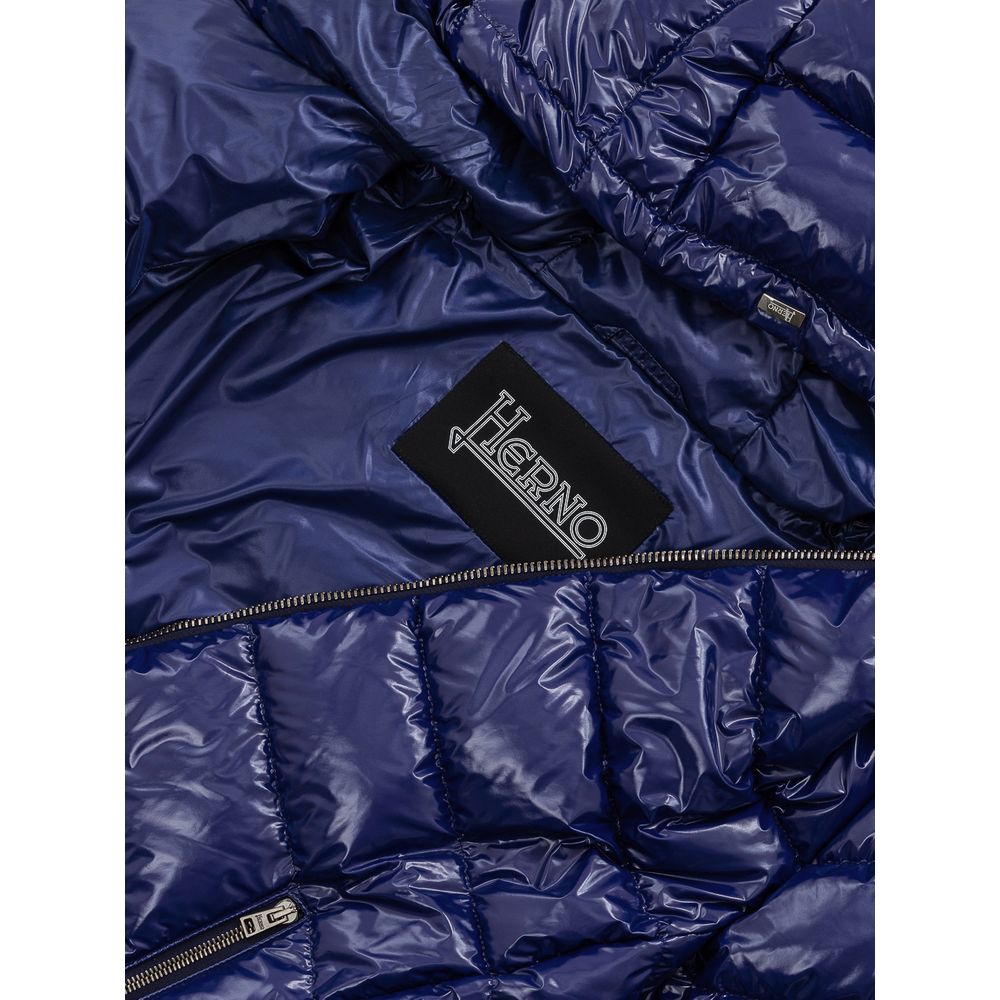 Herno Blue Polyamide Jackets & Coat $1132.00 Herno Luzworld