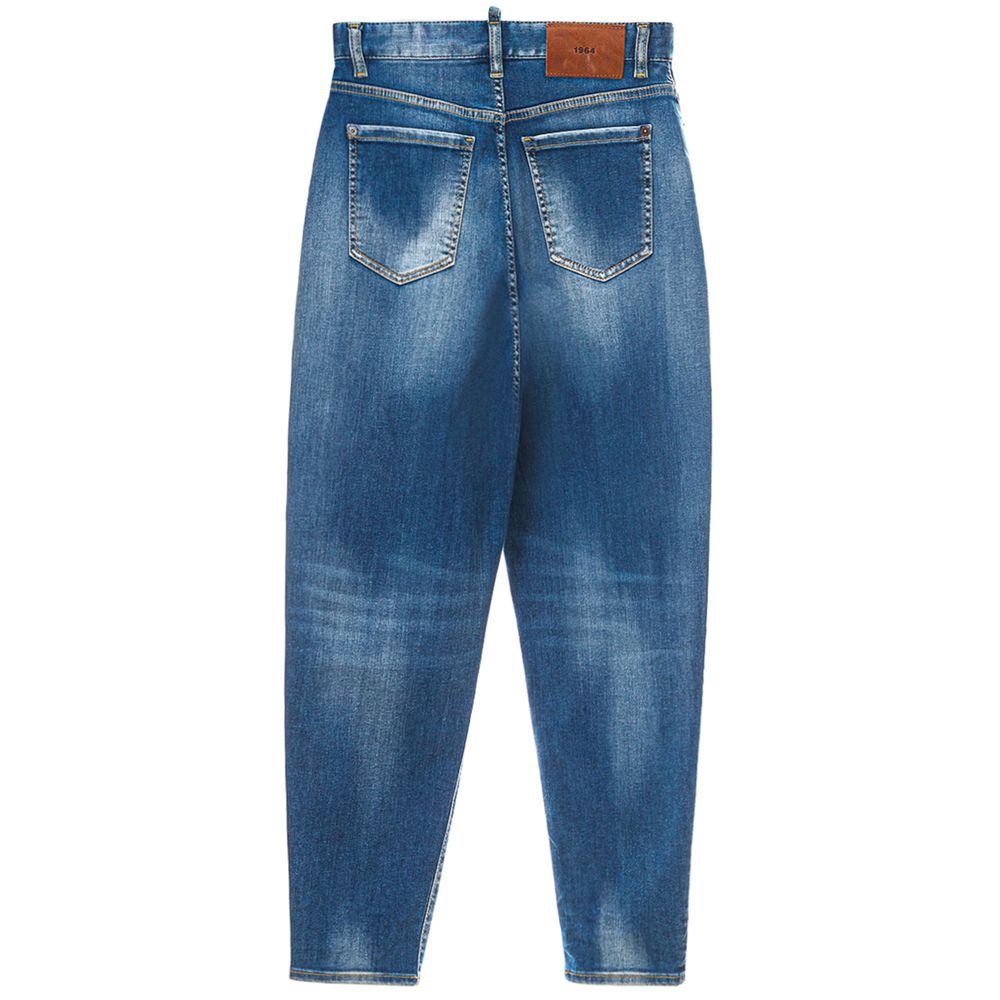 Dsquared² Blue Cotton Jeans Denim $833.00 Dsquared² Luzworld