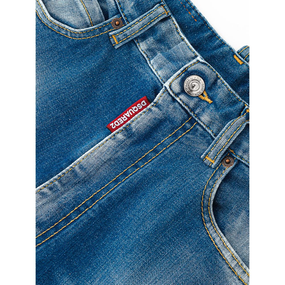 Dsquared² Blue Cotton Jeans Denim $833.00 Dsquared² Luzworld