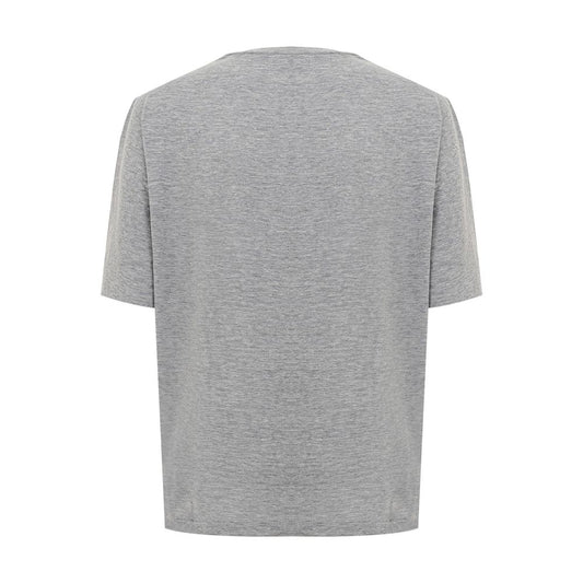 Dsquared² Elegant Gray Cotton Top for Women $572.00 Dsquared² Luzworld