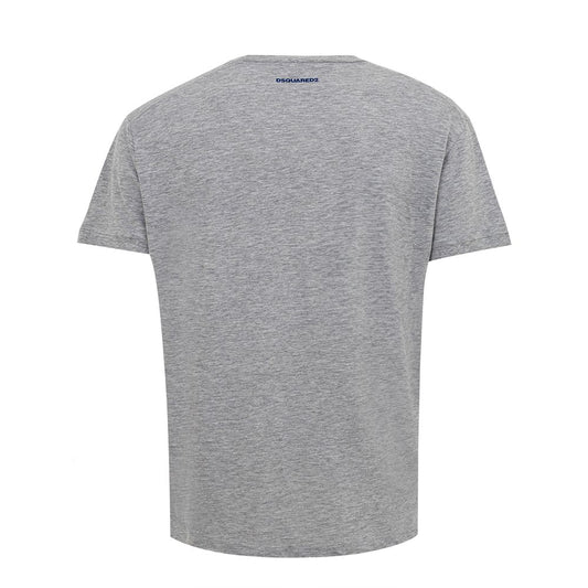 Dsquared² Gray Cotton T-Shirt $564.00 Dsquared² Luzworld