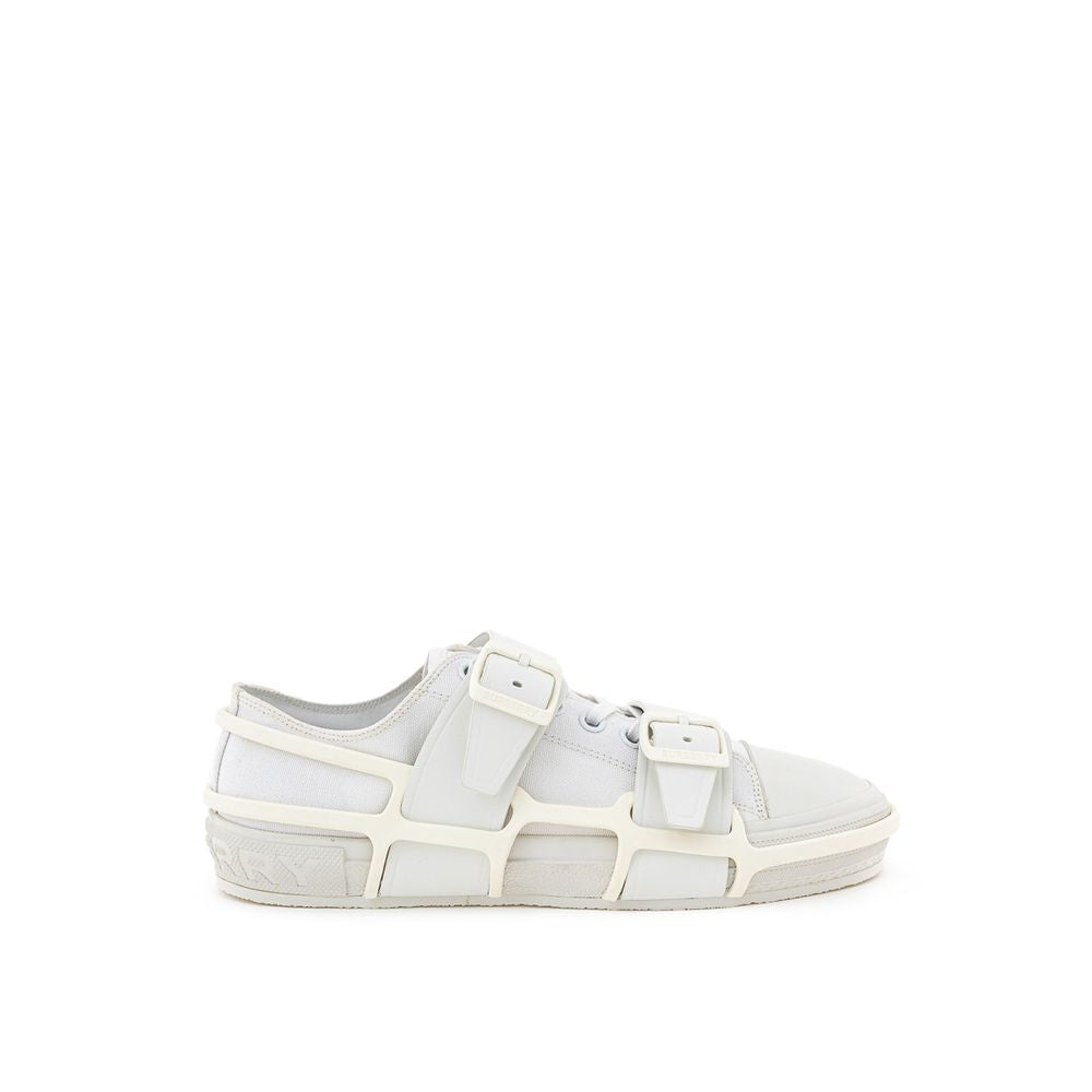 Burberry White Cotton Sneaker $1032.00 Burberry Luzworld