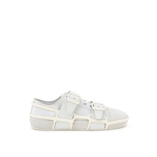 Burberry White Cotton Sneaker $1032.00 Burberry Luzworld