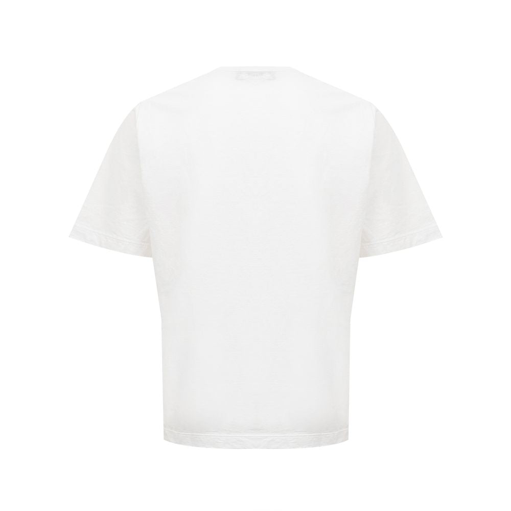 Dsquared² Elegant Cotton White Tee for Stylish Women $638.00 Dsquared² Luzworld