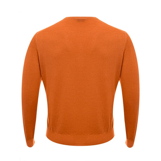 Gran Sasso Orange Wool Sweater $287.00 Gran Sasso Luzworld