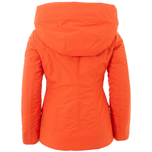 Peuterey Elegant Orange Polyester Jacket for Women $1023.00 Peuterey Luzworld