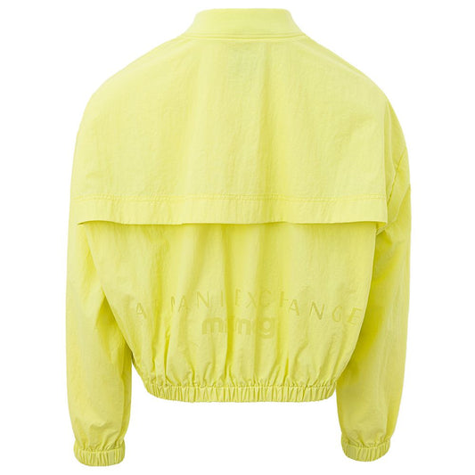 Armani Exchange Chic Yellow Polyamide Jacket for Women $301.00 Armani Exchange Luzworld