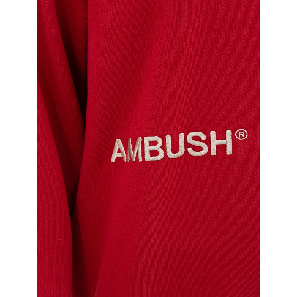 Ambush Elevated Red Cotton Sweater $770.00 Ambush Luzworld