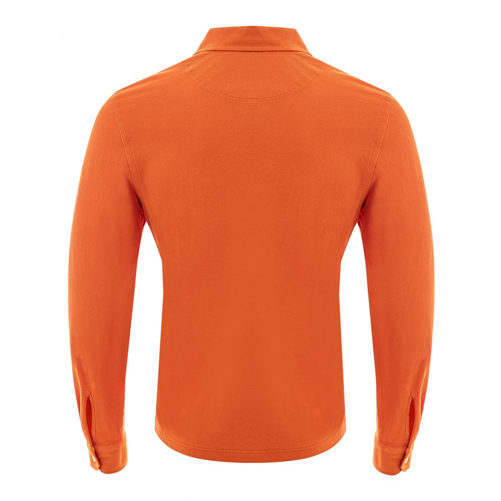 Gran Sasso Elegant Orange Cotton Polo for Men $266.00 Gran Sasso Luzworld