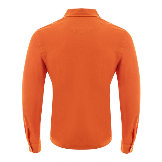 Gran Sasso Elegant Orange Cotton Polo for Men $266.00 Gran Sasso Luzworld