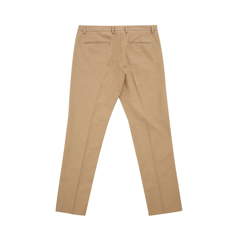 Lardini Elegant Brown Cotton Trousers for Women $596.00 Lardini Luzworld