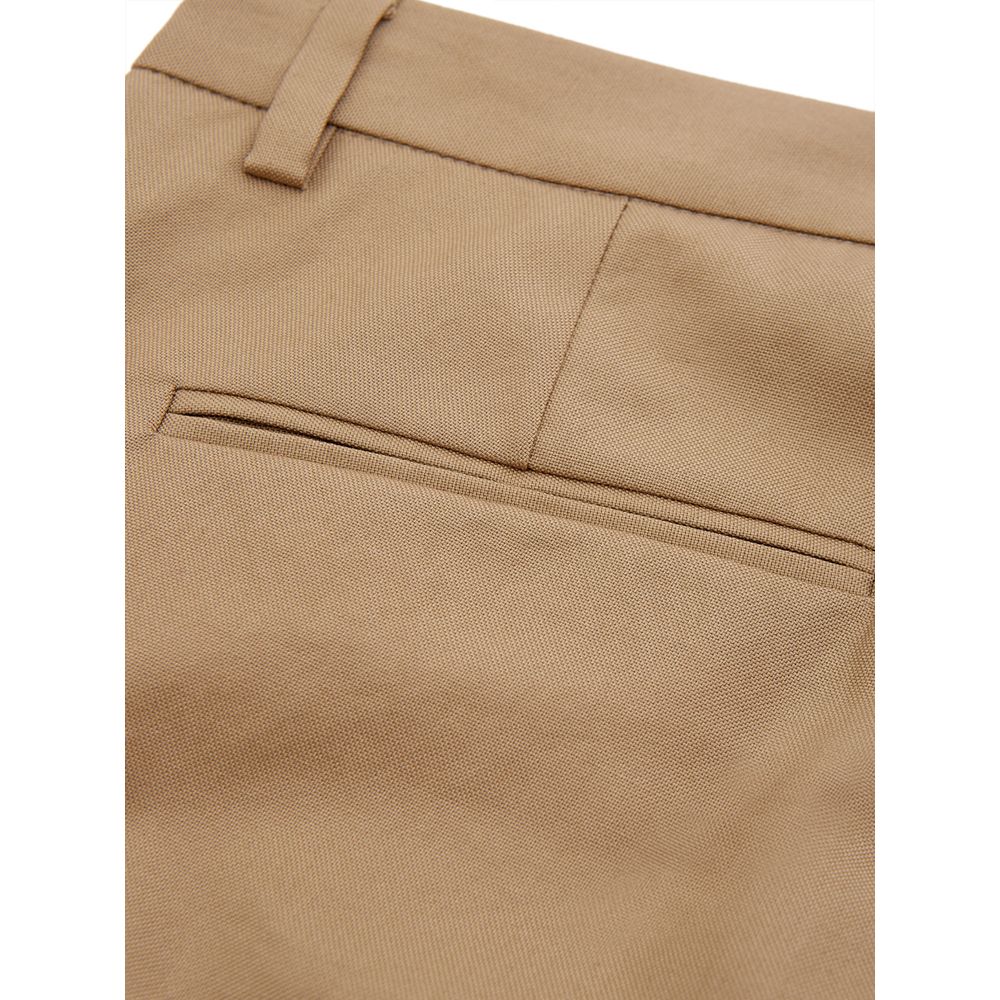 Lardini Elegant Brown Cotton Trousers for Women $596.00 Lardini Luzworld