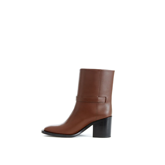 Burberry Brown Leather Boot $2194.00 Burberry Luzworld