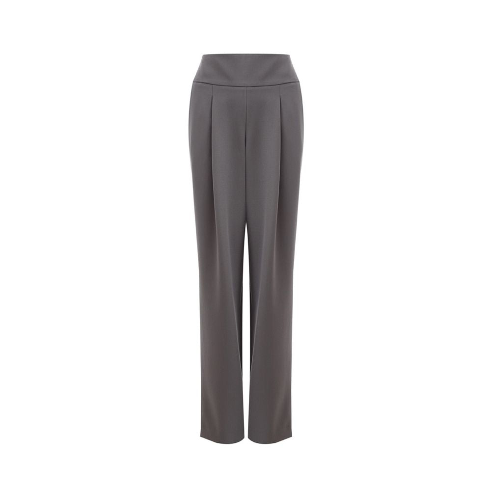 Lardini Chic Gray Wool Trousers for Sophisticated Style $626.00 Lardini Luzworld