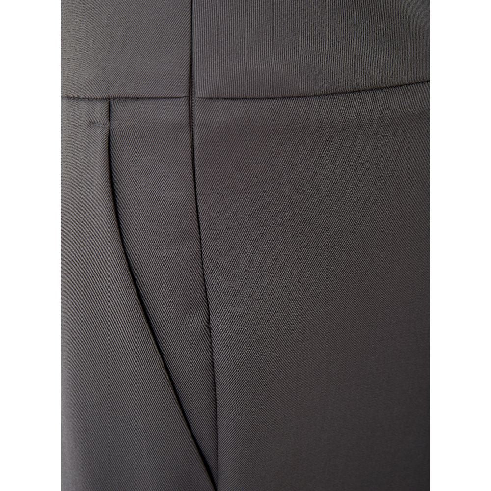 Lardini Chic Gray Wool Trousers for Sophisticated Style $626.00 Lardini Luzworld