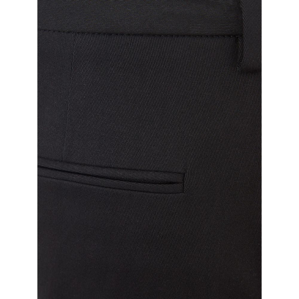 Lardini Italian Elegance Cotton Black Trousers $596.00 Lardini Luzworld
