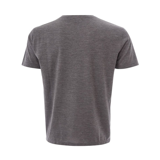 Lardini Elegant Gray Woolen Designer T-Shirt $538.00 Lardini Luzworld