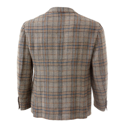 Lardini Elegant Multicolor Linen Jacket $1571.00 Lardini Luzworld